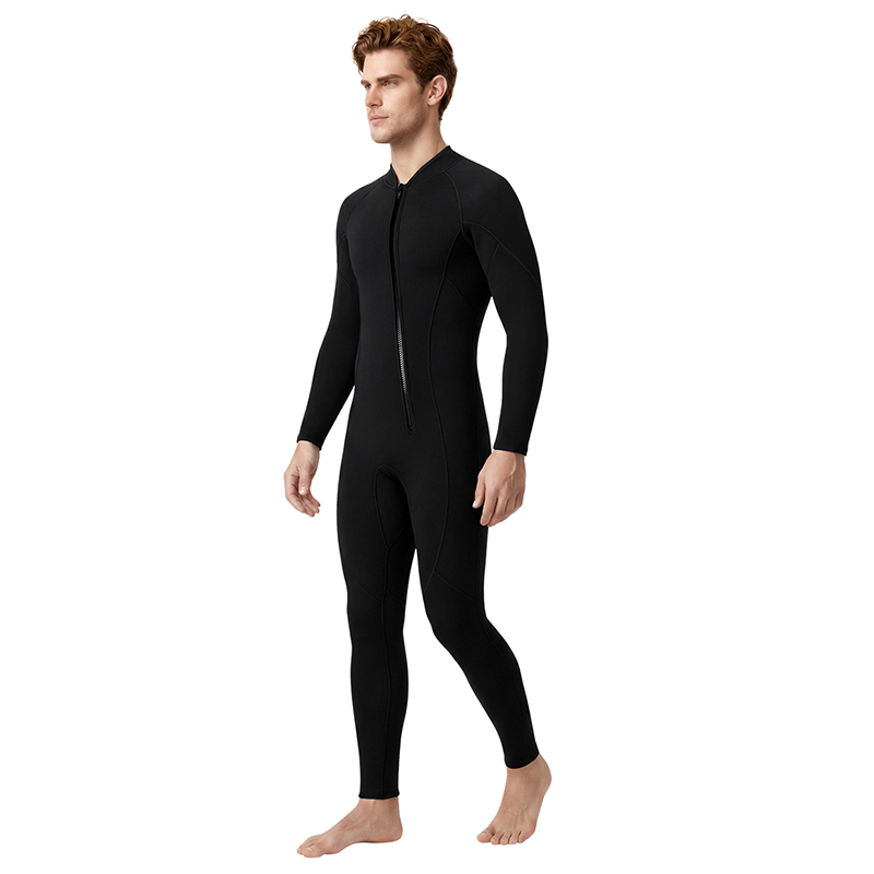 Wetsuit 3Mm Neoprene - ชุดเว็ทสูทแบบเต็มตัว 3 มม. ทำจากนีโอพรีน ยืดหยุ่นได้ ป้องกันความหนาว